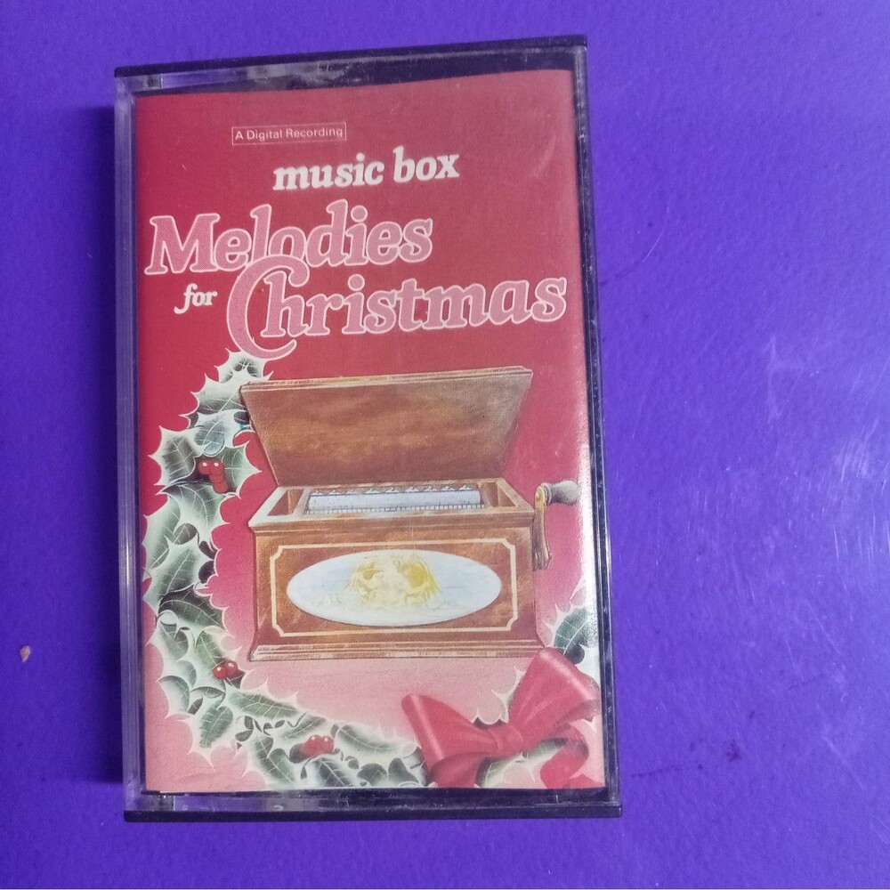 Music Box Melodies for Christmas (Cassette, 1985) Snowflake Records Italy